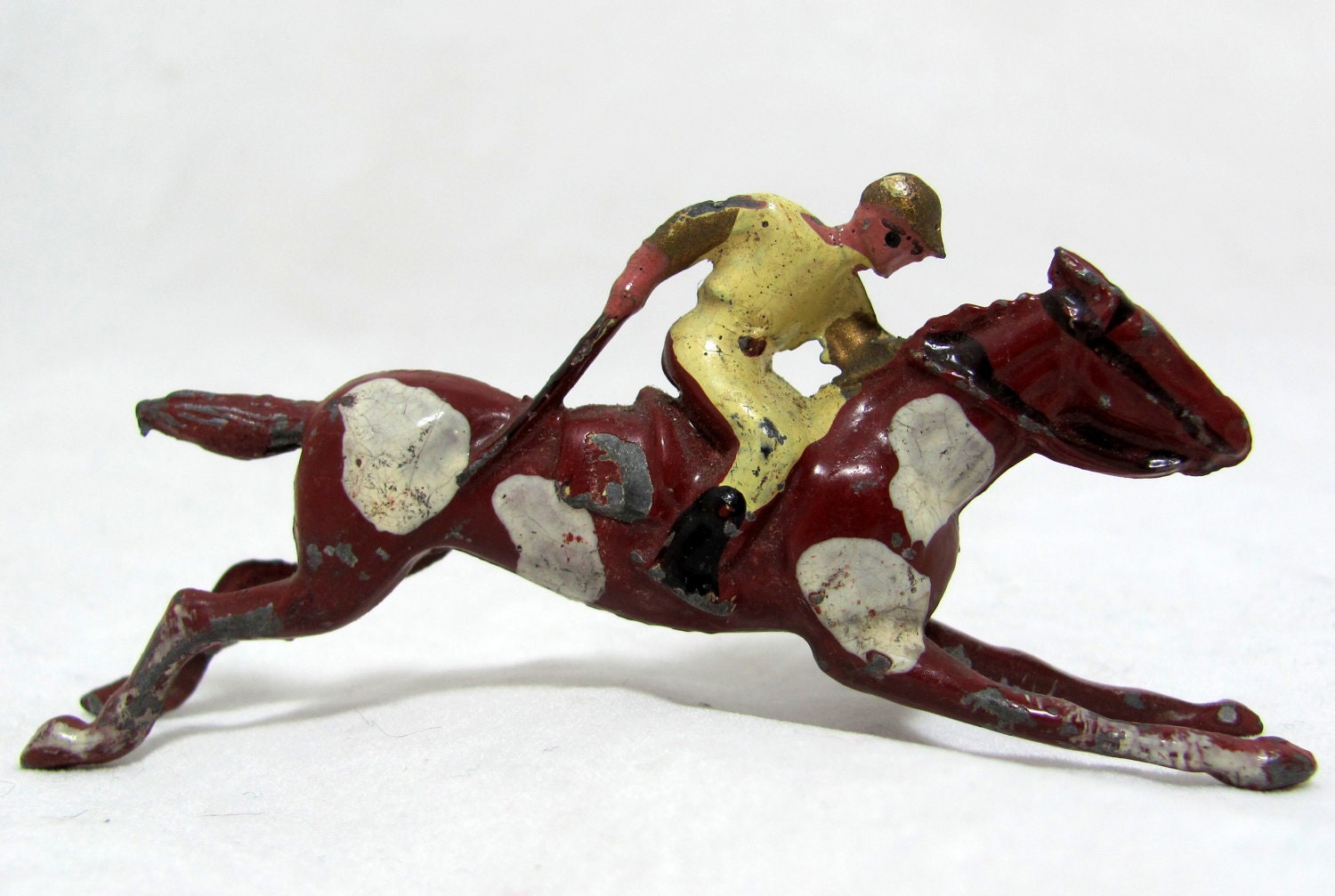 Vintage Lead Toy Horses 3 Original Chad Valley Escalado Lead