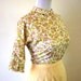 Vintage 1960s Peter Pan Collar Floral Spring Blouse