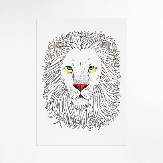 LION / art print