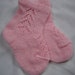 Hand Knit Children Toddlers Baby Socks Girls Size 18M to 24M