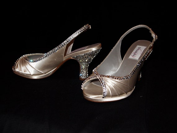 wedding shoes with swarovski crystals