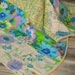 Sweet Vintage Baby Blanket - Modern Quilt - Ultra Plush Minky Fleece Backing - (Ready to Ship) - Garden Party