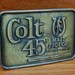 Vintage Colt 45 Malt Liquor Belt Buckle