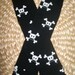 Baby Boy Leg Warmers Black with Skulls
