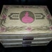 Vintage Jewelry Box...3 Drawers...Shabby Chic