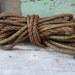 Antique Rope Nautical Themed or Barn Bull Rope Twisted Industrial Use 60 Feet