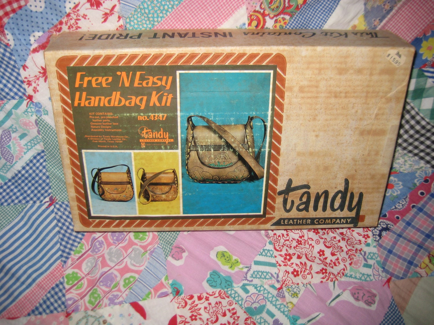 Vintage Tandy Leather Purse Kit