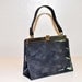 1950 Patent Leather By Triangle of New York. Gray Cloud Illusion. Precious