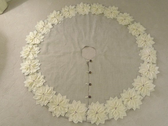 72 christmas tree skirt in a light natural burlap with 72 christmas tree skirt in a light natural burlap with