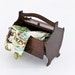 Vintage Wooden Sewing Box Storage