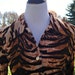 Vintage Tiger Tigress Full Length Robe Lounge Wear Vixen Pin Up Sex Kitten