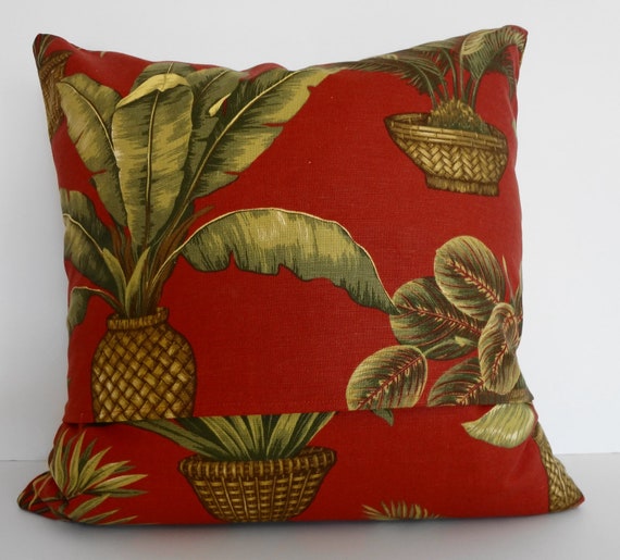 Tropical Decorative Pillow Cover Island Oasis by Kingsway