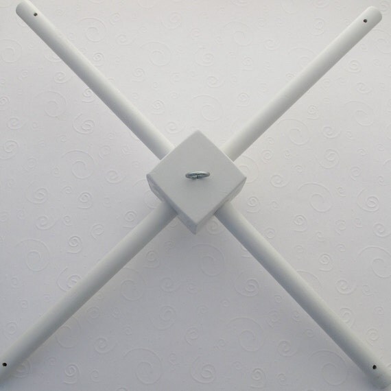 Items similar to Mobile frame White wood mobile frame DIY Do It