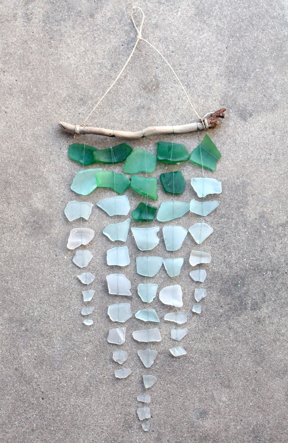 Sea Glass & Driftwood Mobile Ombre