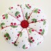 Pincushion - Round Pincushion - Pin Cushion - Cherries