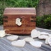 Wedding Guest Book Keepsake Box with Hearts- Medium Size