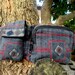 Unisex Belt Bag or Hip Bag In Grey Vintage Hmong Cotton Embroidery Man Bag