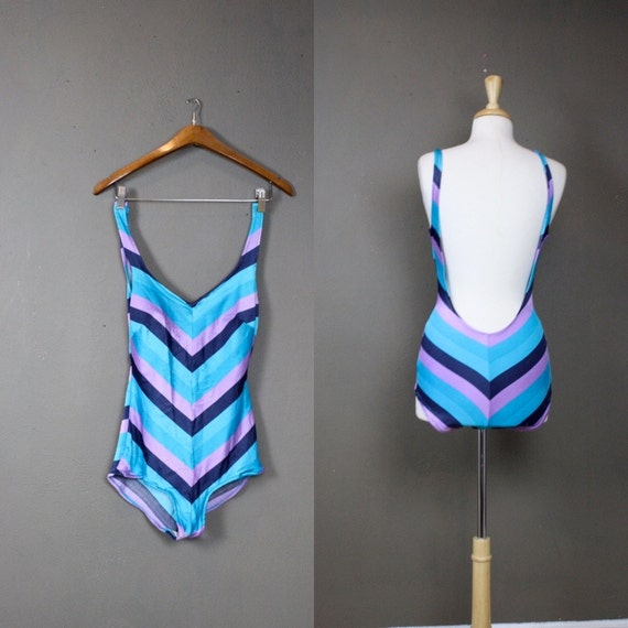 60s vintage swimsuit / 60s maillot / Nan Dorsey by TribeOfSeven