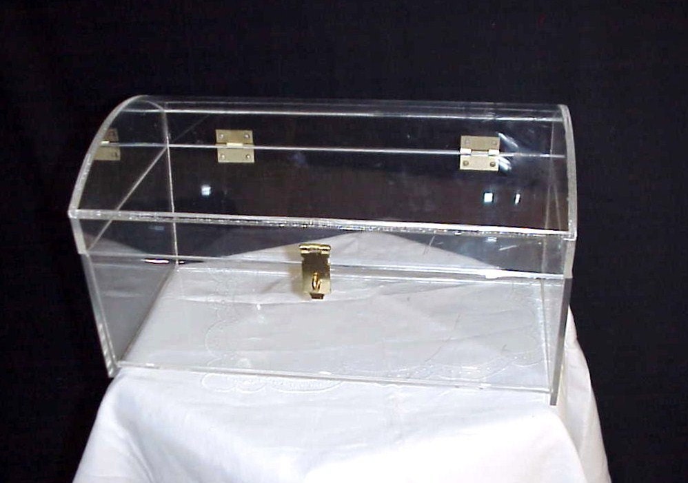 lucite toy chest