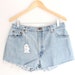 Waist: 33.5" Vintage High Waisted Levi Shorts