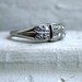 RESERVED - Vintage Art Deco Platinum Diamond Band - 0.50ct.