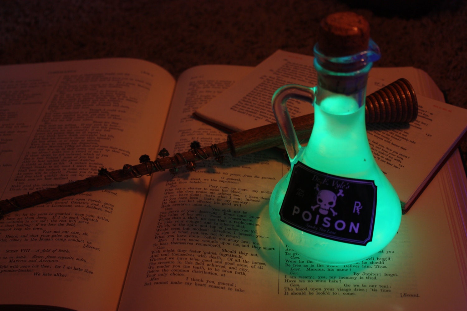 Glowing Potion Bottles