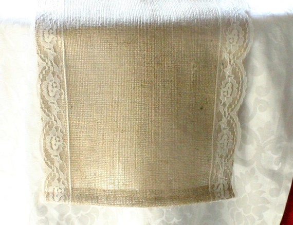 table etsy lace lace table wedding table burlap runners,  Burlap wedding and runners decor