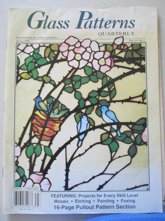Stained glass patterns Glass Patterns Quarterly stained glass