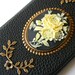 iPhone 4 and 4s Black Leather Flip Case - Vintage Victorian Cameo iPhone Case - iPhone Accessories