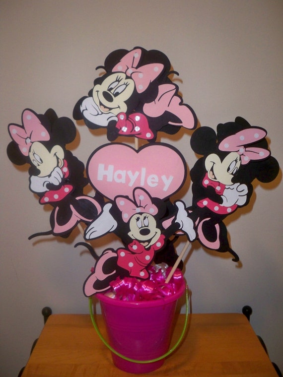 MINNIE MOUSE PARTY centerpiece decoration