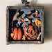 Pumpkin Diorama Polymer Clay Soldered Halloween Necklace