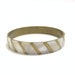 Vintage Bangle Bracelet Brass Mother of Pearl