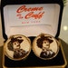Vintage Swank Arts of the World Shakespeare/Handsome Cavalier Cufflinks