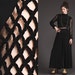 Crochet Vintage 60s Jumpsuit//Open Weave// Romper//Unique//hippie boho//exteme palazzo pants//Black