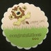 Leaping Lions, Handmade Greeting Card, Congratulations, baby