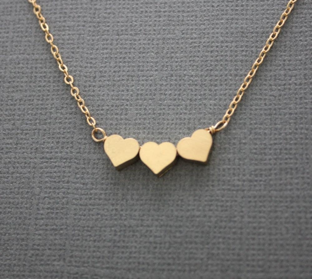 enamel heart necklace for valentines day