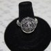 Vintage Sterling & Marcasite Knotted Ring, signed