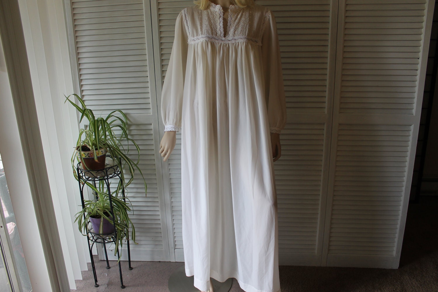 vintage christian dior night gown
