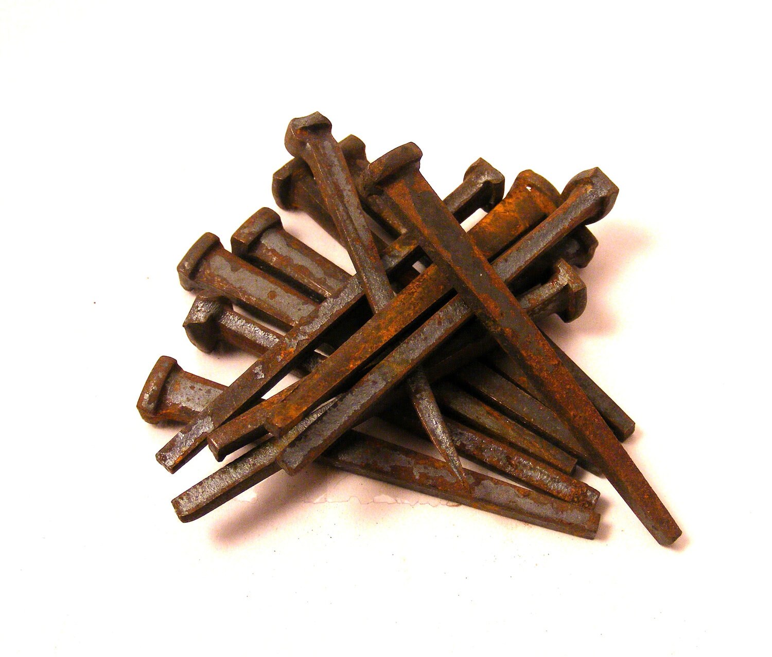 Vintage Square Nail Hand Nail Antique Nail by Randomwonders