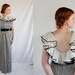 Victor Costa Dress / Wedding / Bombshell / Prom / Maxi Dress / Gingham / 70s