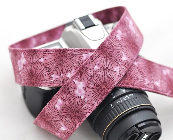 canon best camera for strap dslr Camera dSLR Canon Purple Dandelion   Camera Strap Strap Plum