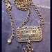Love My Sailor US Navy hand stamped necklace by Son and Sea FREE US shipping