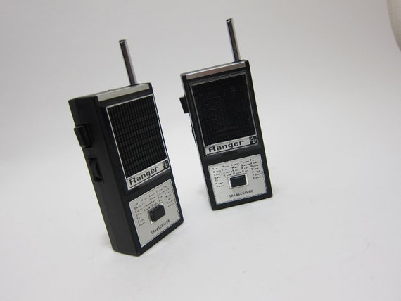 Vintage Ranger Walkie Talkies 1970s 70s toys Vintage