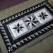 Black and White Table Runner