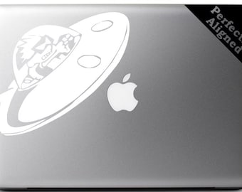 Spaceman Spiff Rocket Ship vinyl decal for Macbooks, Laptops, Cars, etc...
