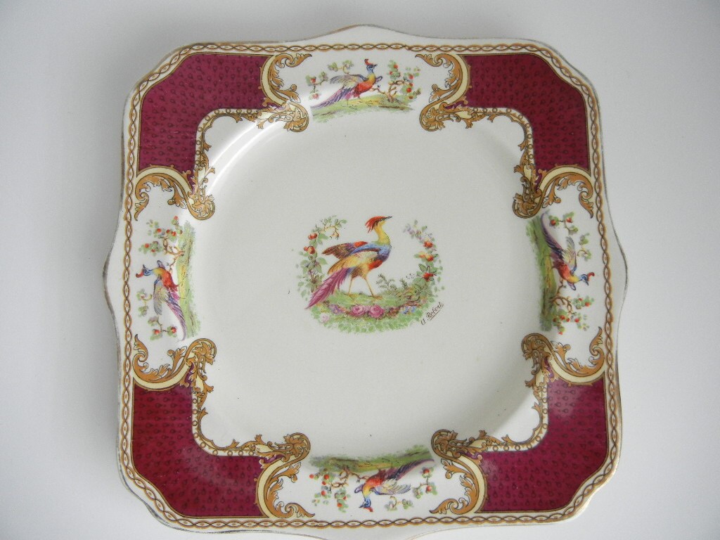 Vintage Royal Crown Plate Made in England by NotMadeInChinaFinds