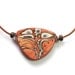 Orange Autumn Necklace Modern Elegant Fashion Designers Ethnic Art Jewelry Fall Inspired