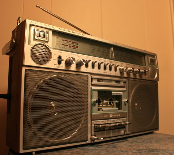 Reserved For ArmyNavyMan Vintage General Electric Boombox