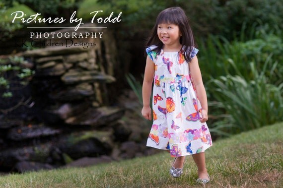 butterfly hands long frocks