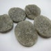 natural smoky quartz light color drusy pendant 40x30mm,5 pcs